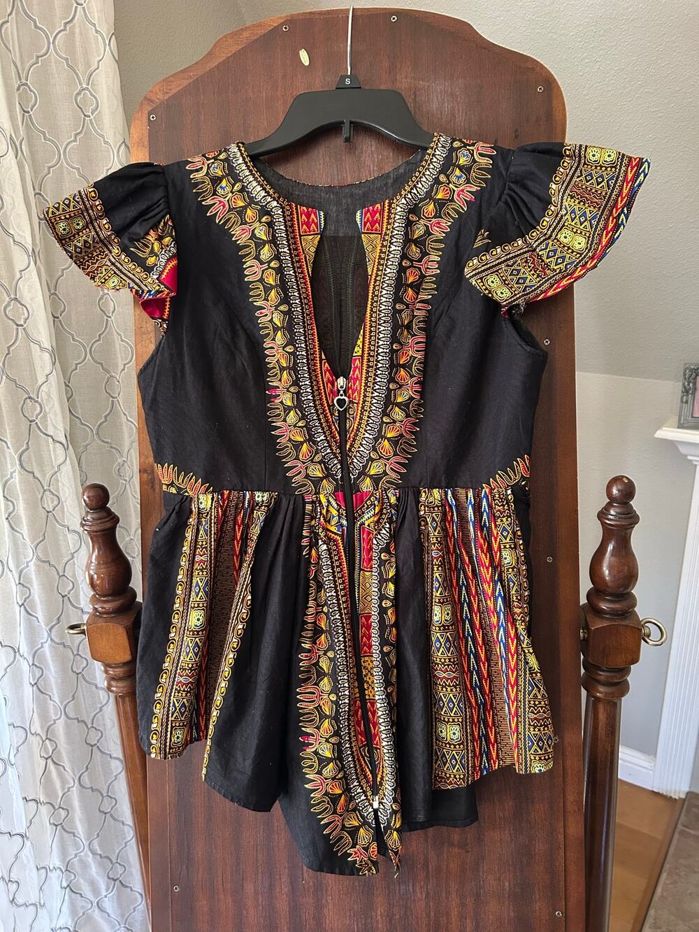 African women’s dashiki top shirt small medium
